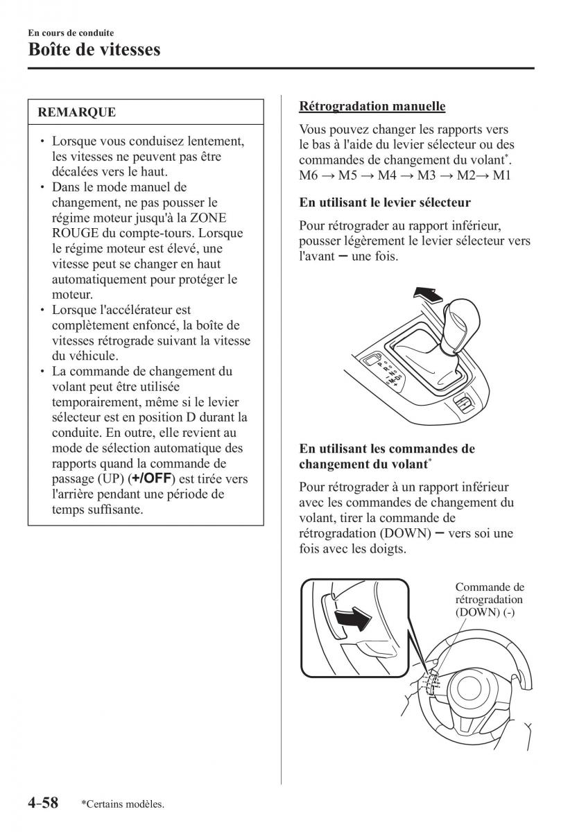 Mazda 2 Demio manuel du proprietaire / page 217