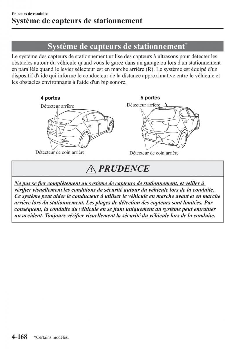 Mazda 2 Demio manuel du proprietaire / page 327