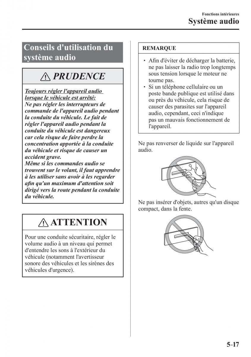 Mazda 2 Demio manuel du proprietaire / page 348