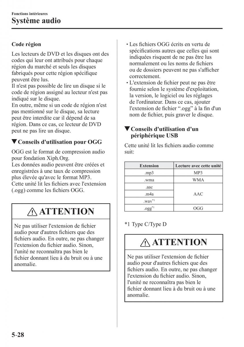 Mazda 2 Demio manuel du proprietaire / page 359