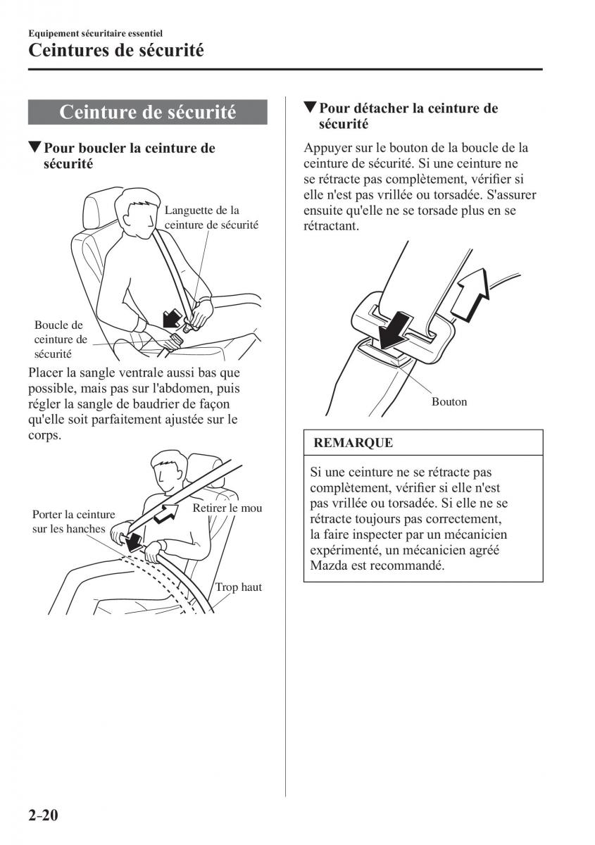 Mazda 2 Demio manuel du proprietaire / page 41