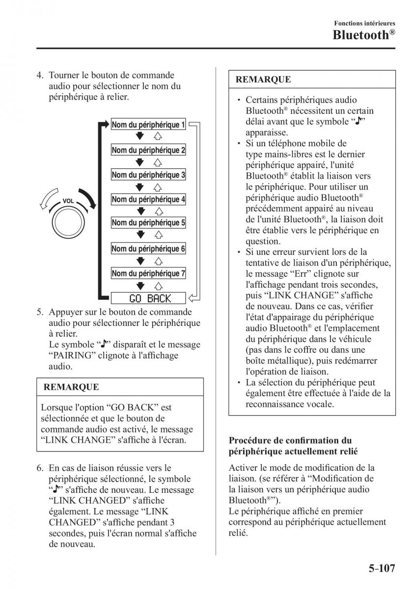 Mazda 2 Demio manuel du proprietaire / page 438