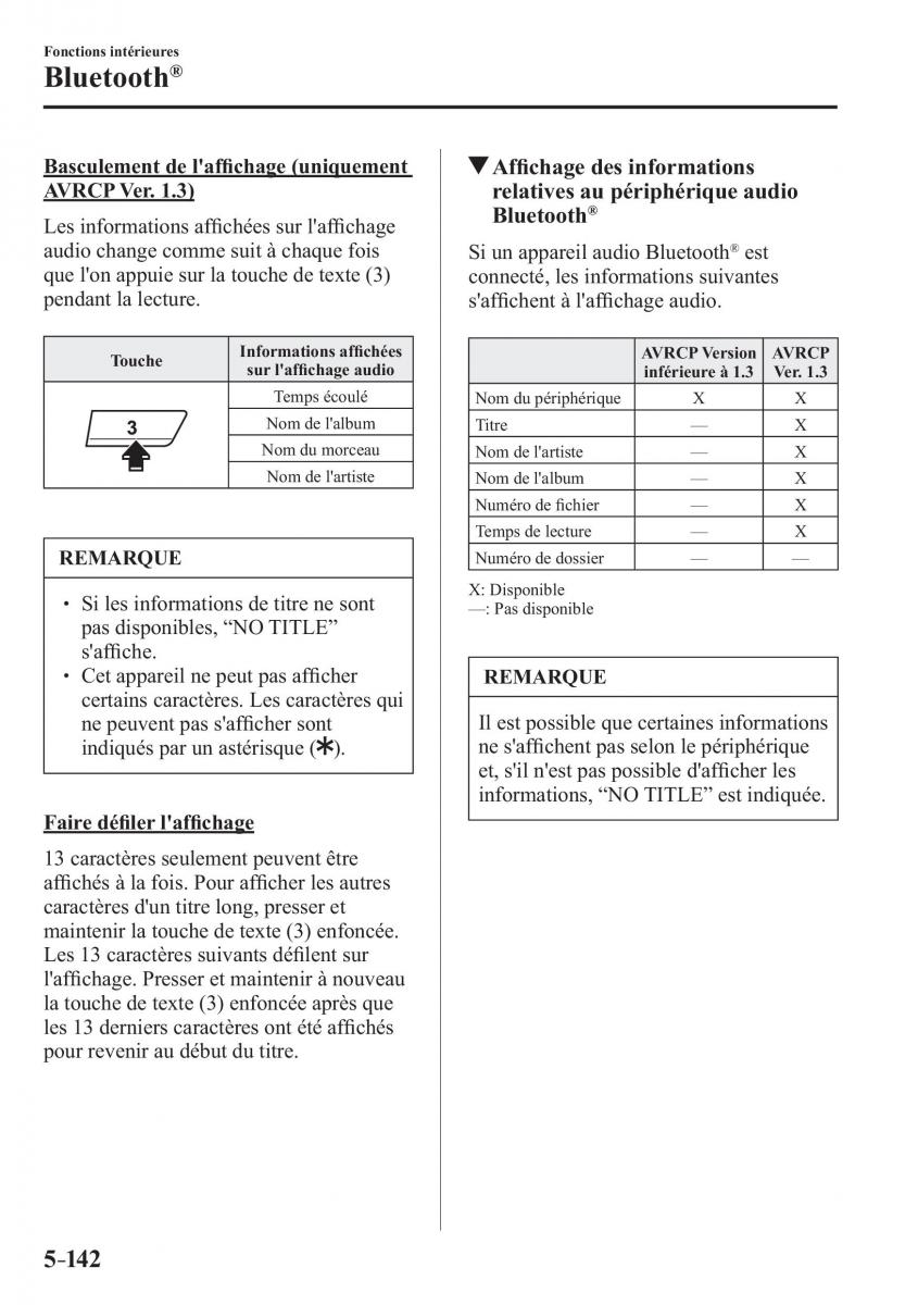 Mazda 2 Demio manuel du proprietaire / page 473