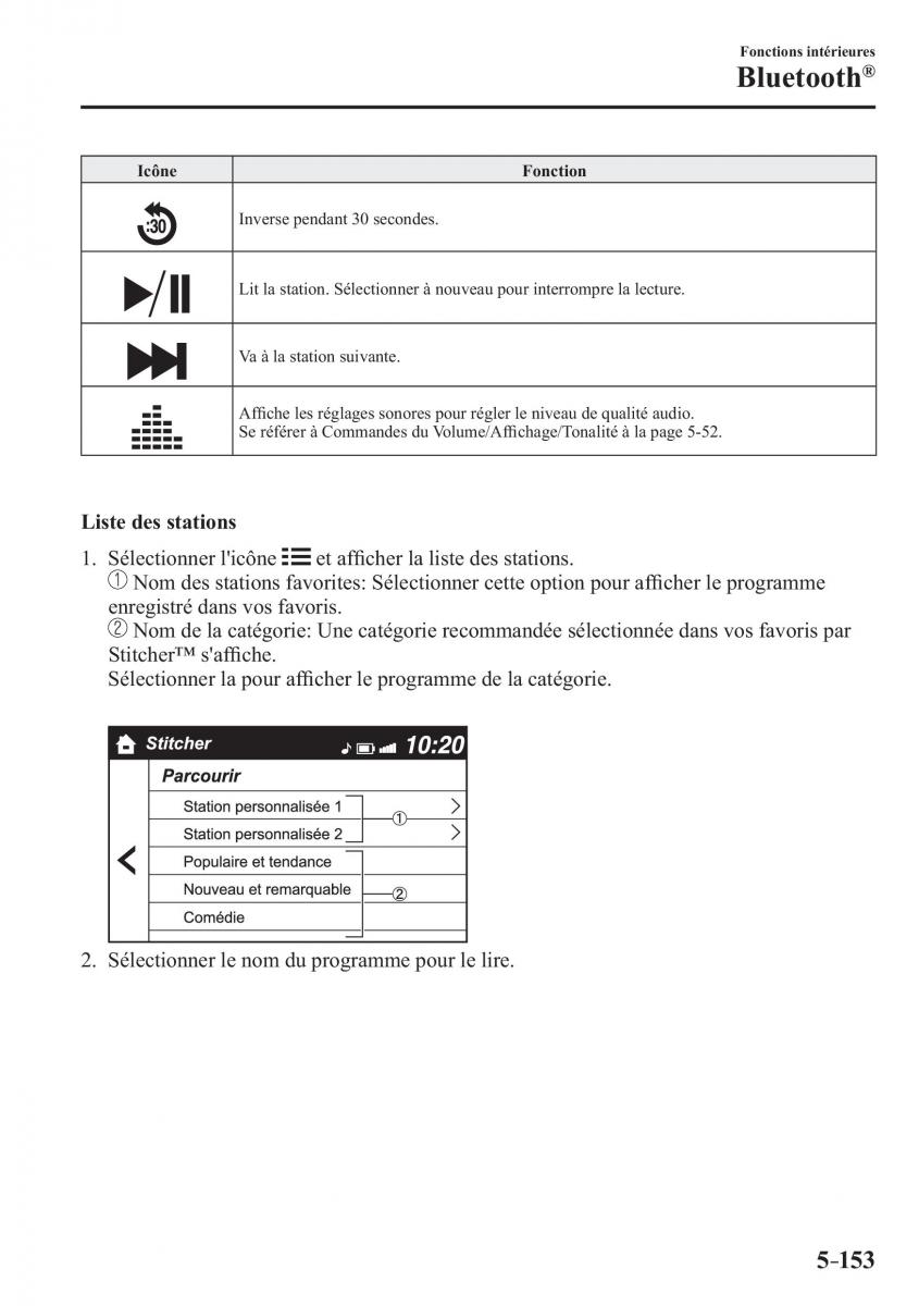 Mazda 2 Demio manuel du proprietaire / page 484