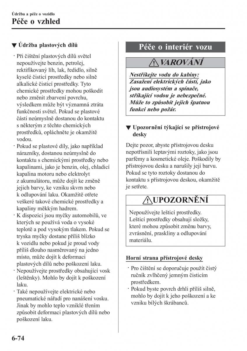 Mazda 2 Demio navod k obsludze / page 543