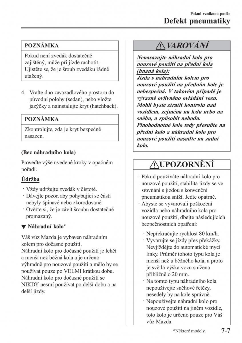 Mazda 2 Demio navod k obsludze / page 554