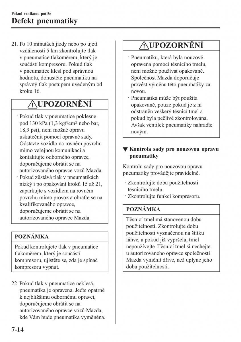 Mazda 2 Demio navod k obsludze / page 561