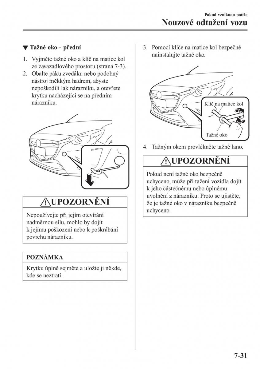 Mazda 2 Demio navod k obsludze / page 578