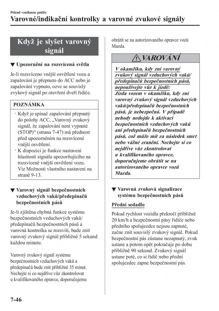 Mazda 2 Demio navod k obsludze / page 593