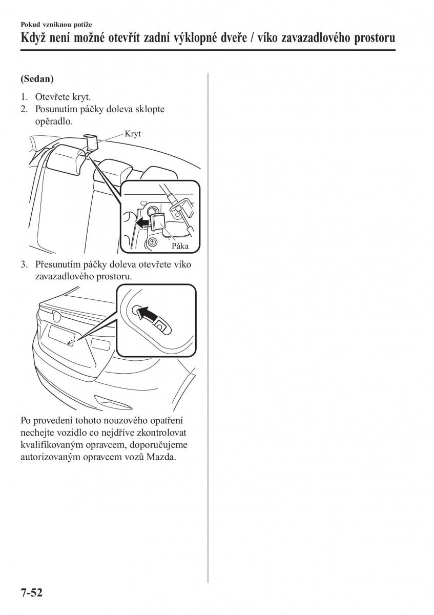 Mazda 2 Demio navod k obsludze / page 599