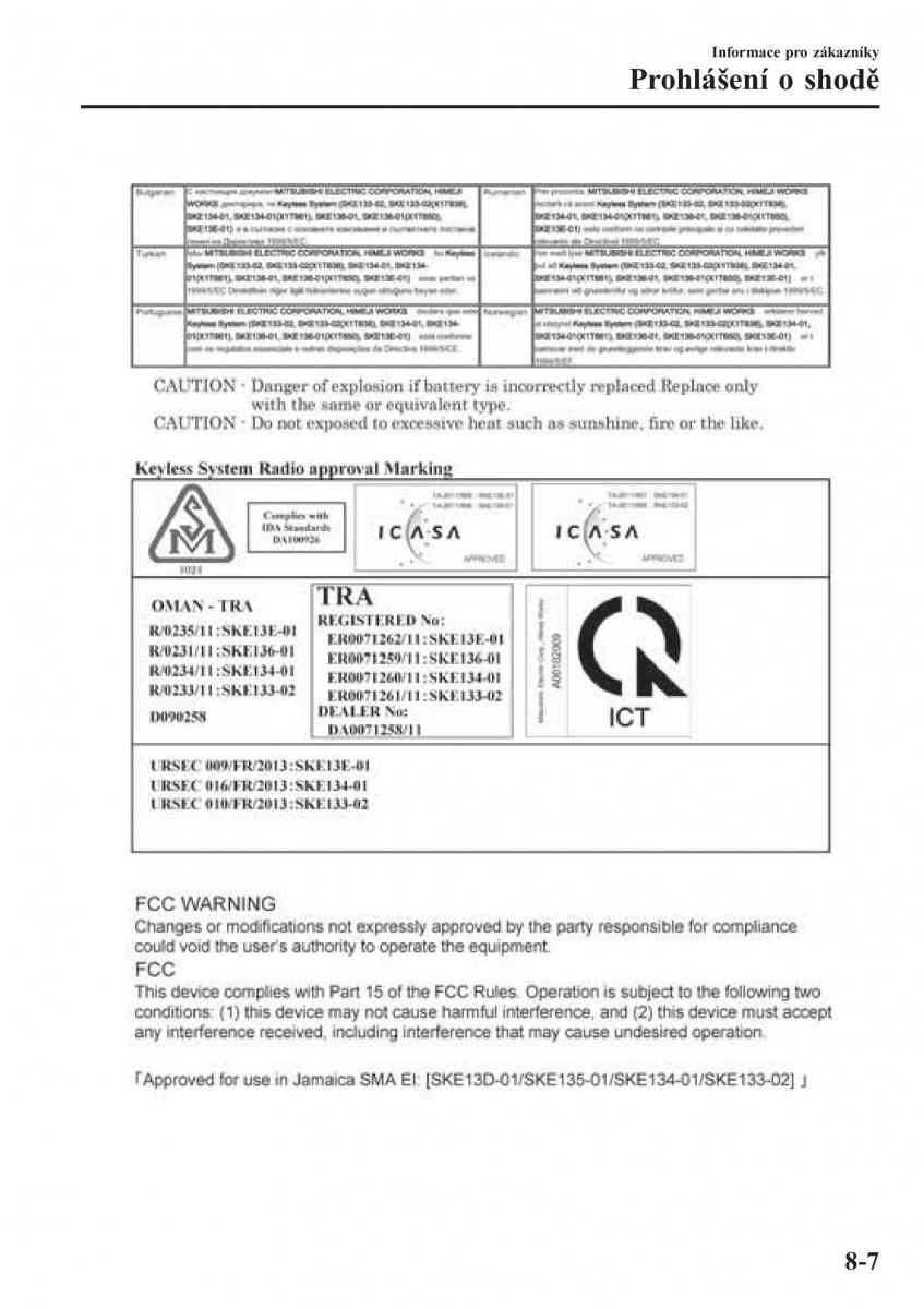 Mazda 2 Demio navod k obsludze / page 608