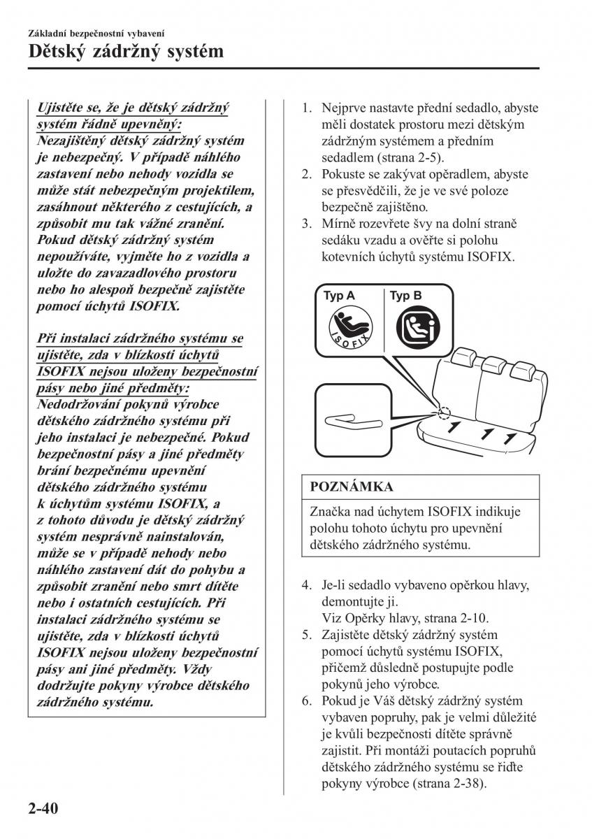 Mazda 2 Demio navod k obsludze / page 61