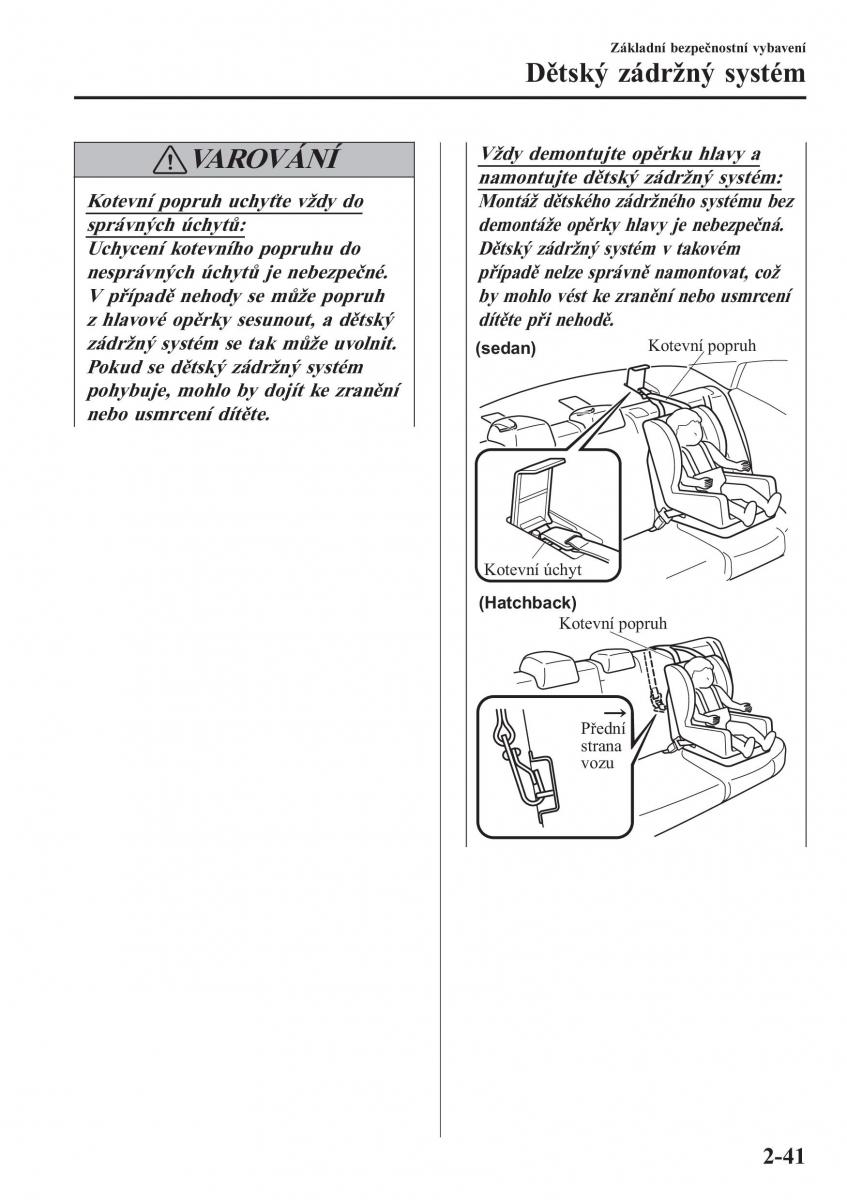 Mazda 2 Demio navod k obsludze / page 62