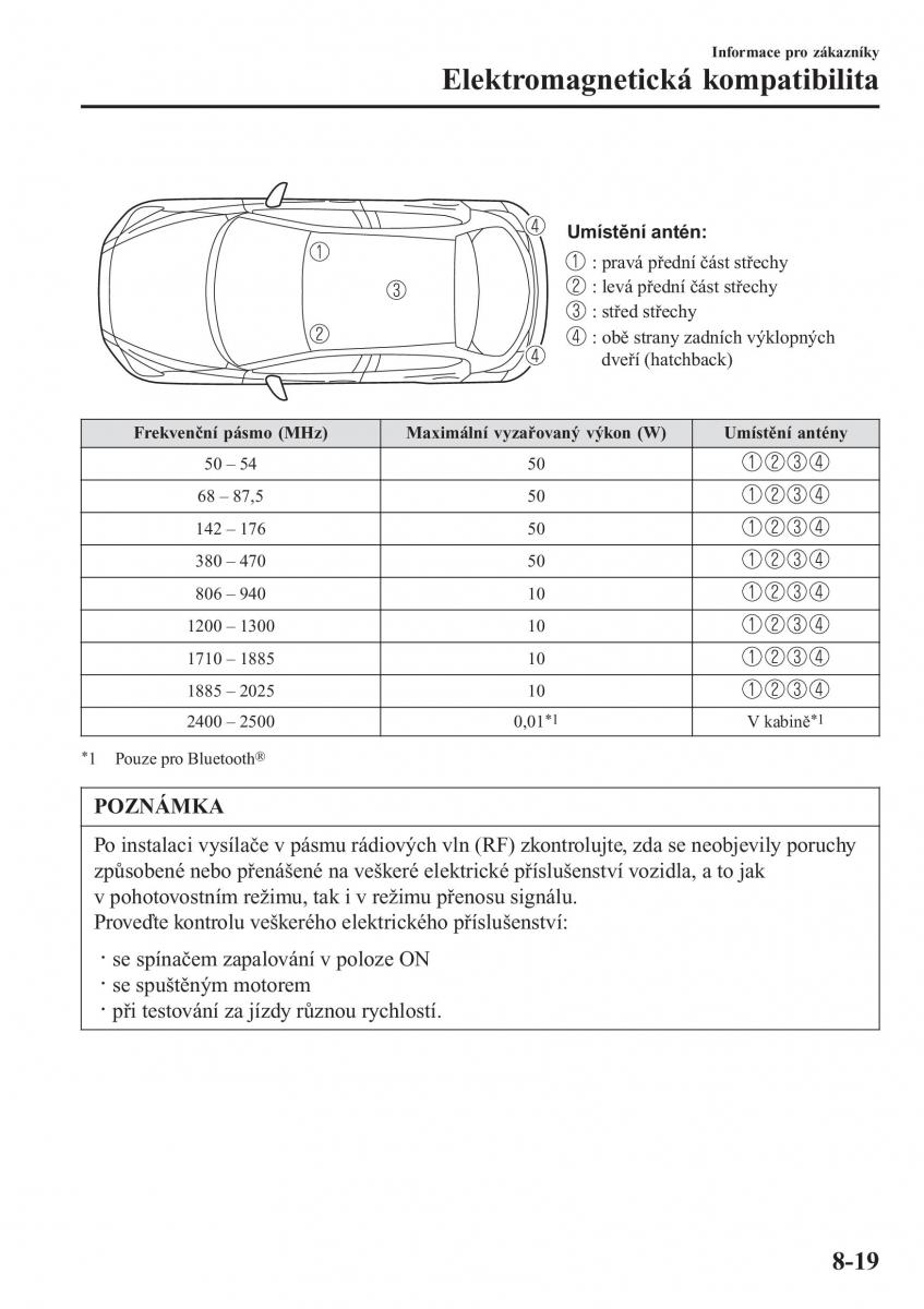 Mazda 2 Demio navod k obsludze / page 620