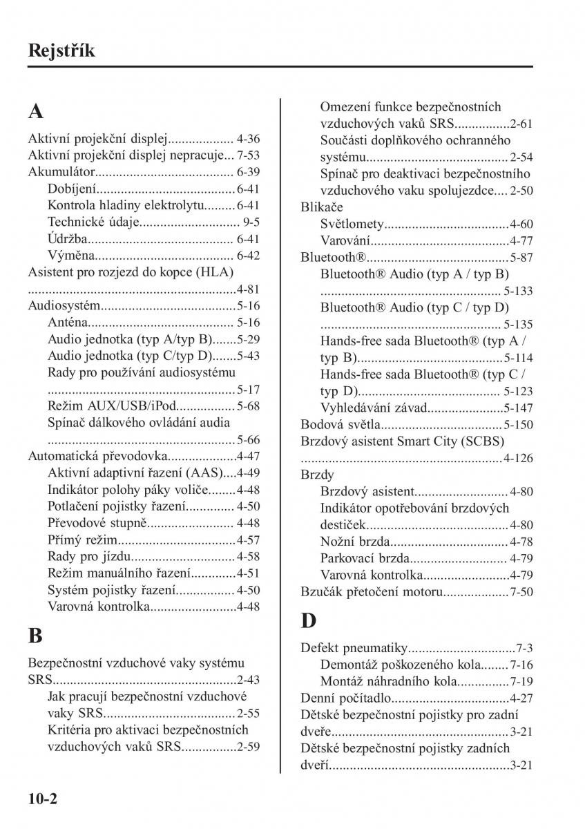 Mazda 2 Demio navod k obsludze / page 645