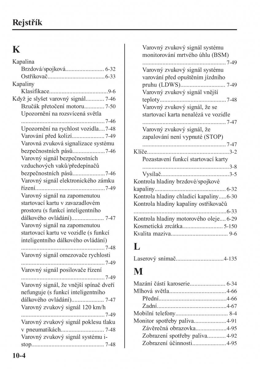 Mazda 2 Demio navod k obsludze / page 647