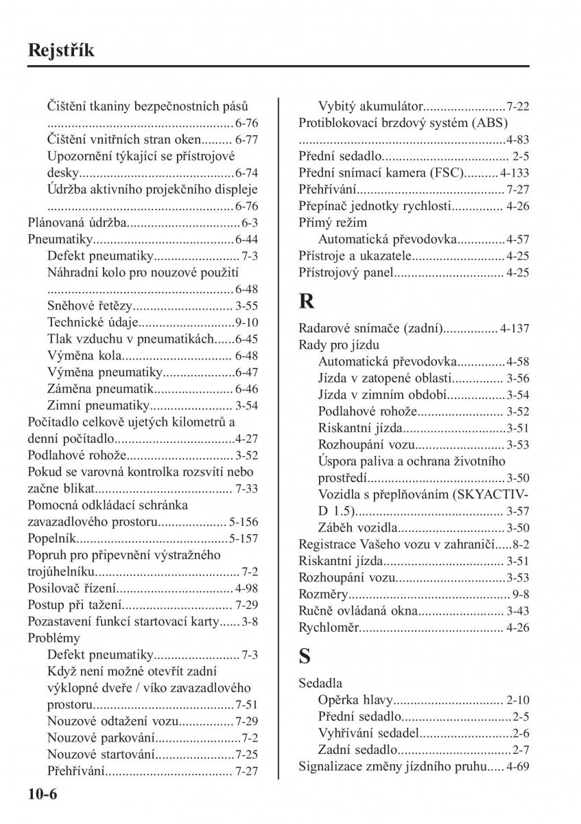 Mazda 2 Demio navod k obsludze / page 649