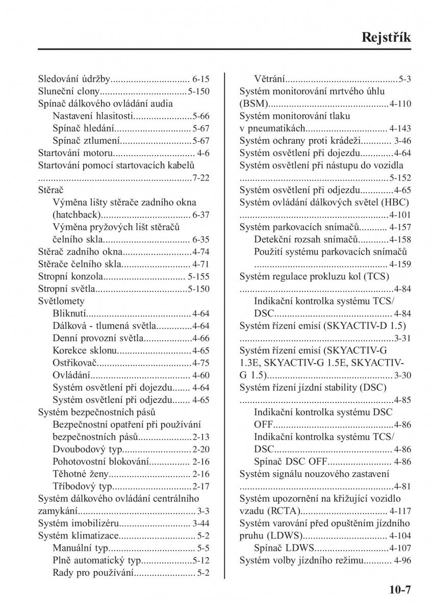 Mazda 2 Demio navod k obsludze / page 650