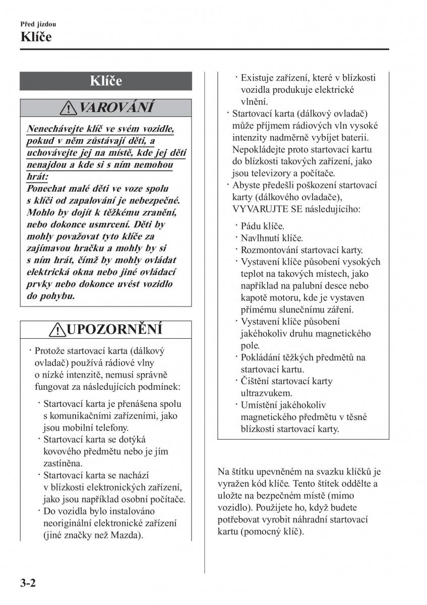 Mazda 2 Demio navod k obsludze / page 85