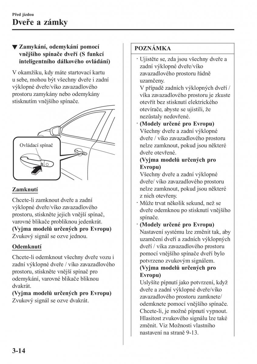 Mazda 2 Demio navod k obsludze / page 97