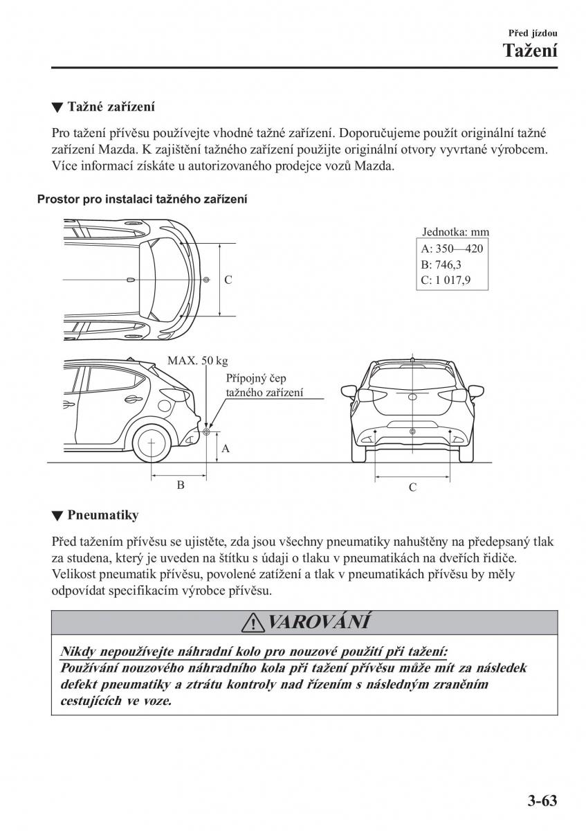 Mazda 2 Demio navod k obsludze / page 146