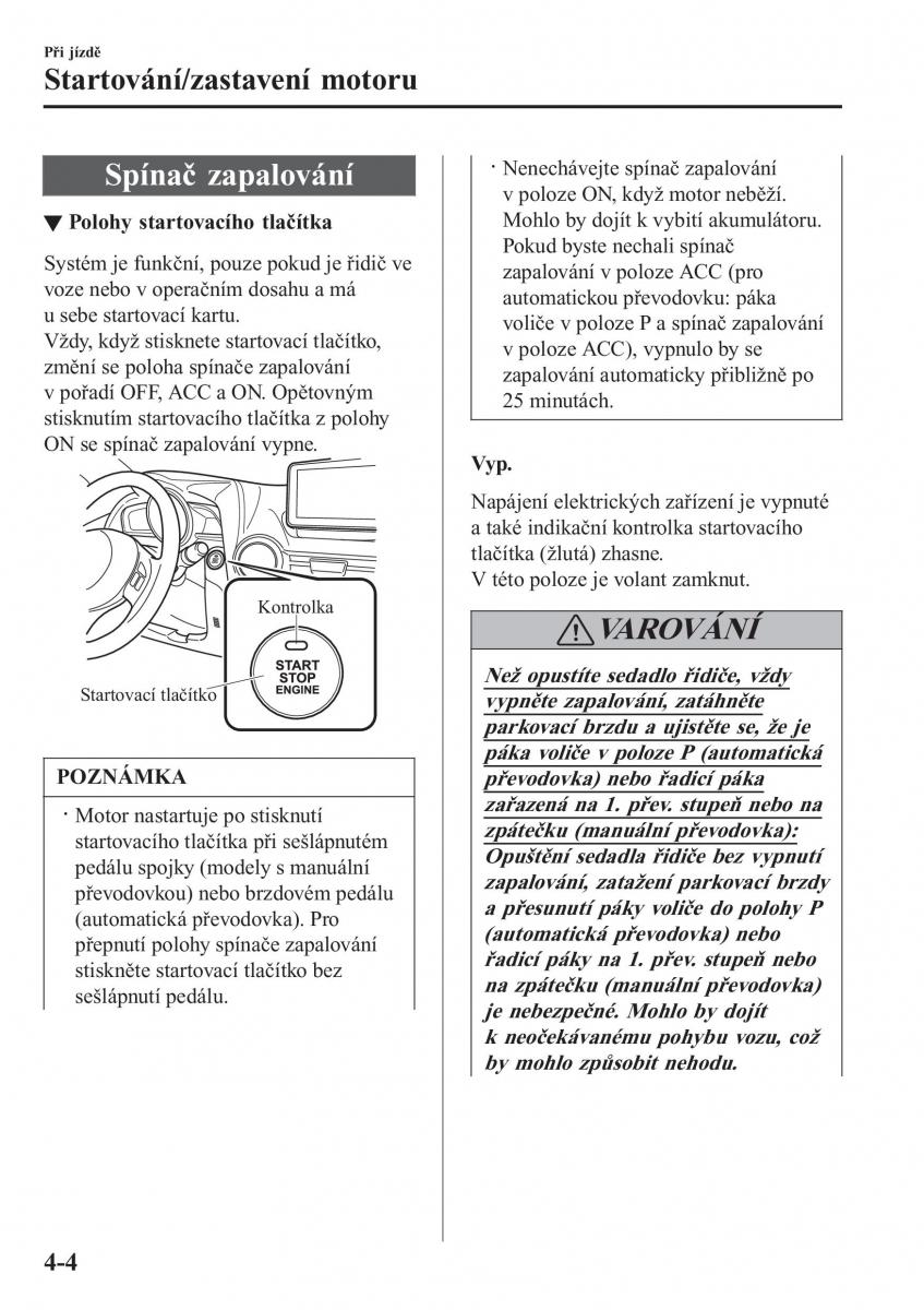 Mazda 2 Demio navod k obsludze / page 153