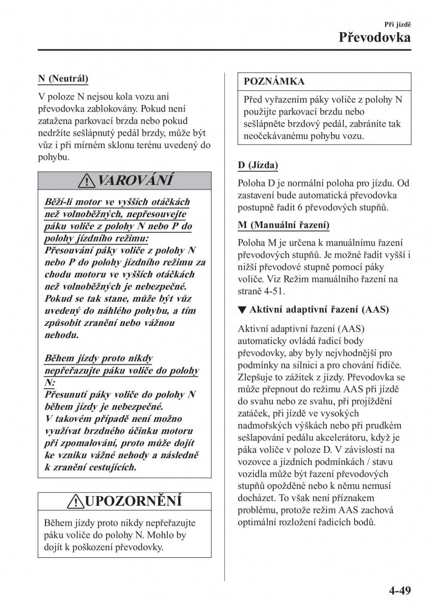 Mazda 2 Demio navod k obsludze / page 198