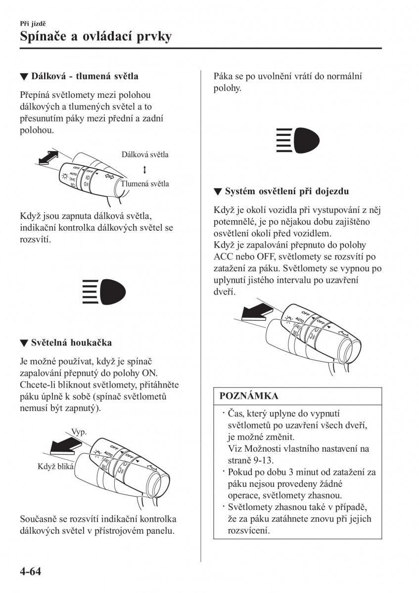 Mazda 2 Demio navod k obsludze / page 213