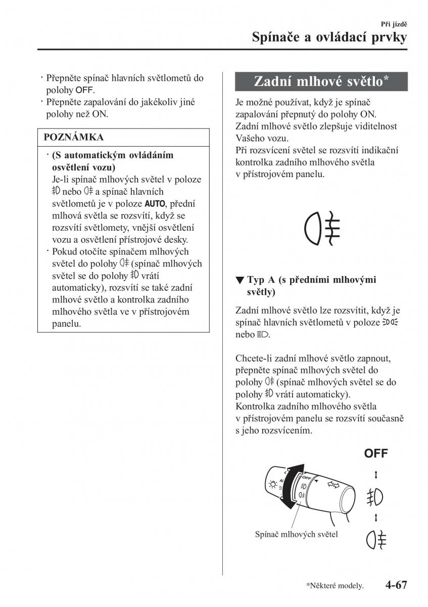 Mazda 2 Demio navod k obsludze / page 216