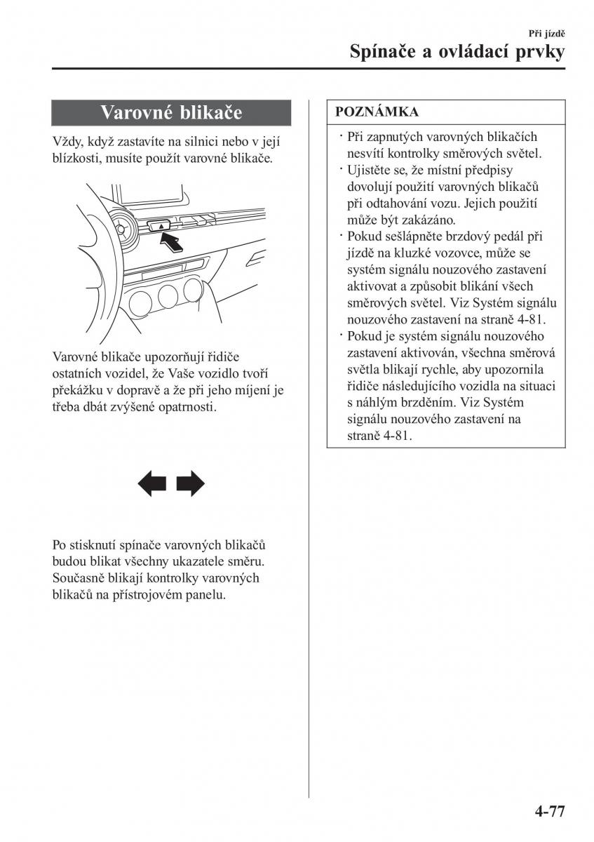 Mazda 2 Demio navod k obsludze / page 226