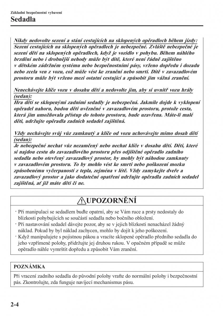 Mazda 2 Demio navod k obsludze / page 25