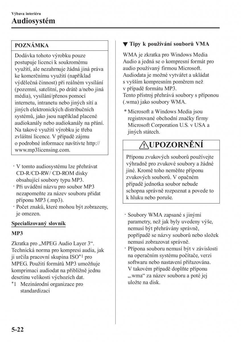 Mazda 2 Demio navod k obsludze / page 333