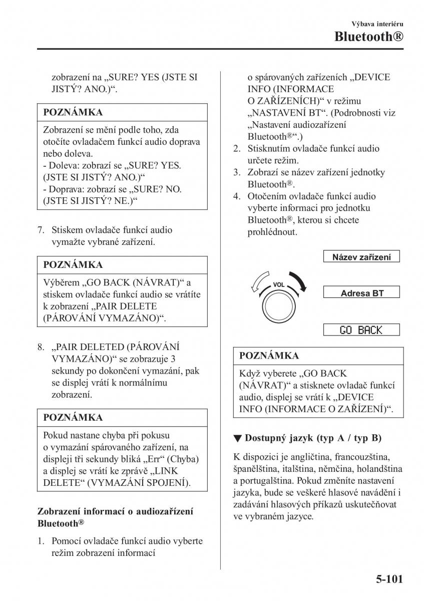 Mazda 2 Demio navod k obsludze / page 412