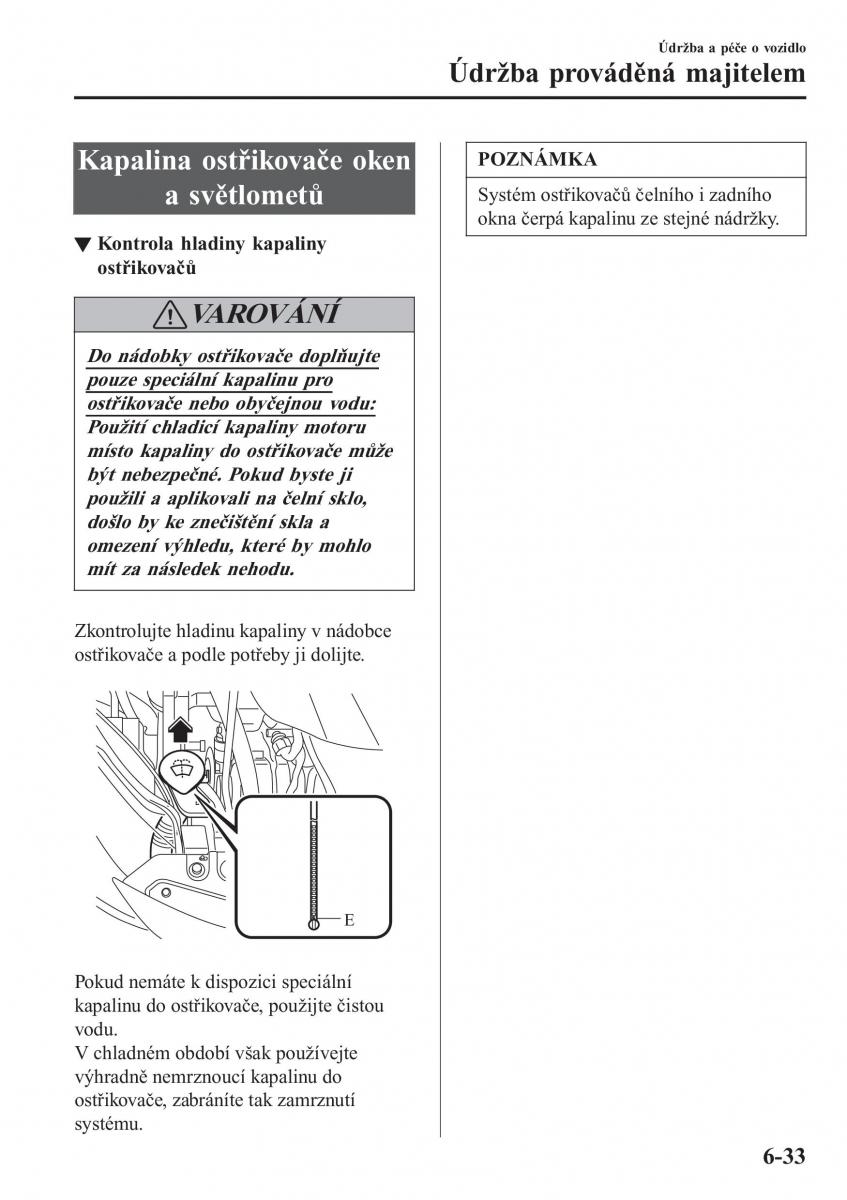 Mazda 2 Demio navod k obsludze / page 502