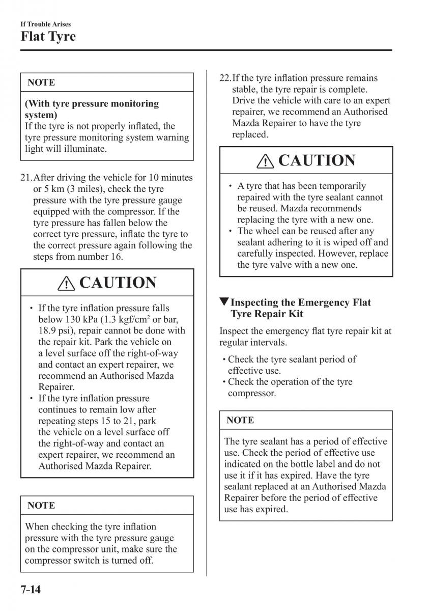 Mazda 2 Demio owners manual / page 547