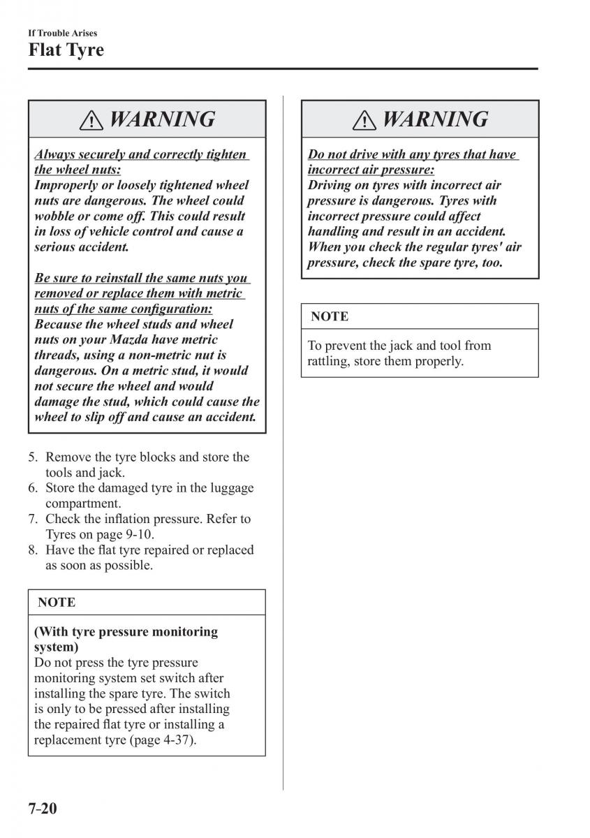 Mazda 2 Demio owners manual / page 553