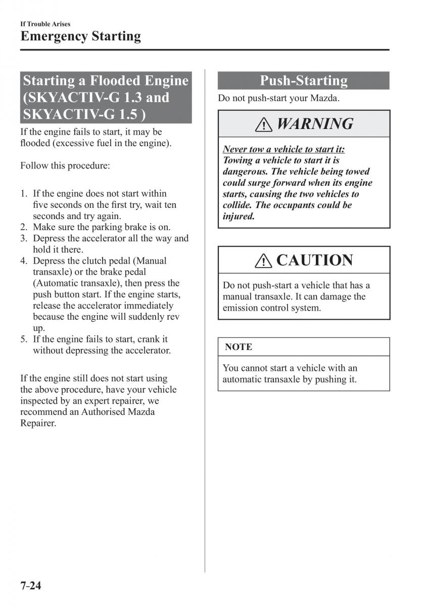 Mazda 2 Demio owners manual / page 557