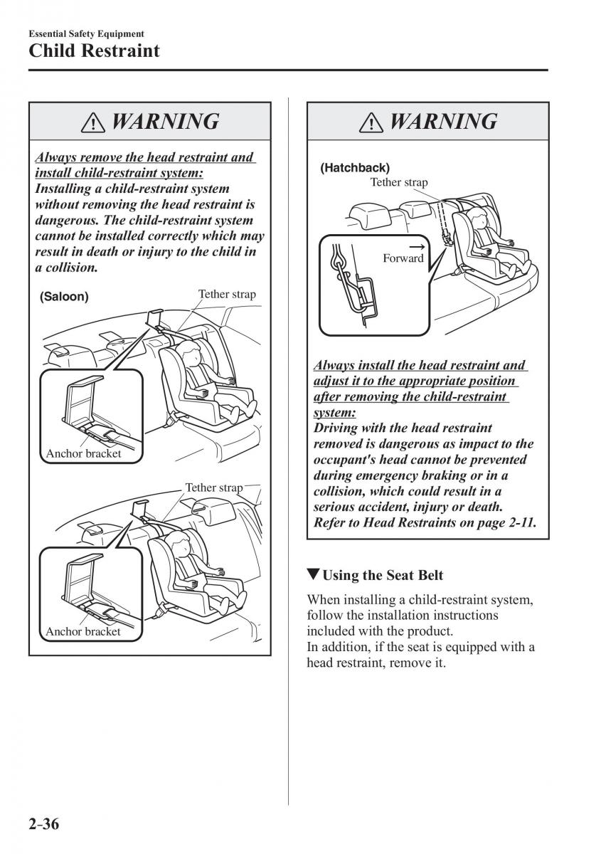 Mazda 2 Demio owners manual / page 57