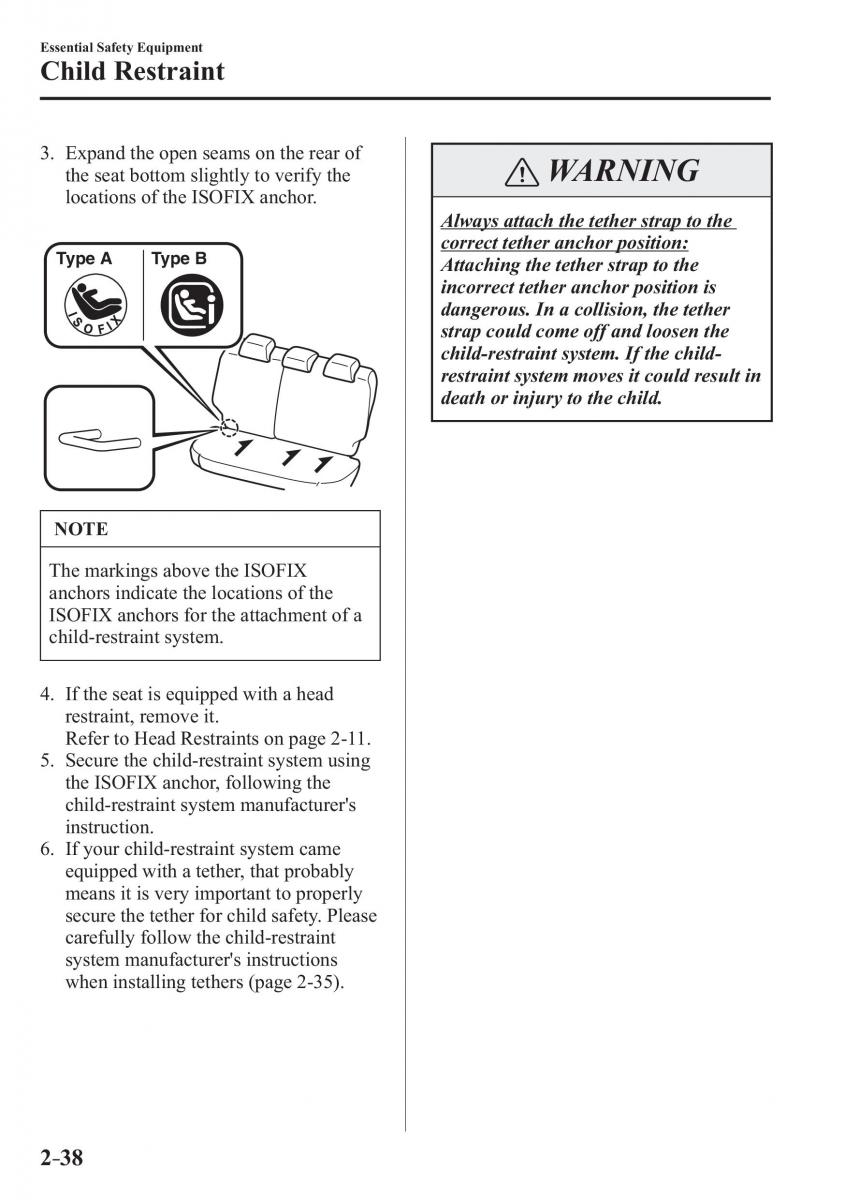 Mazda 2 Demio owners manual / page 59