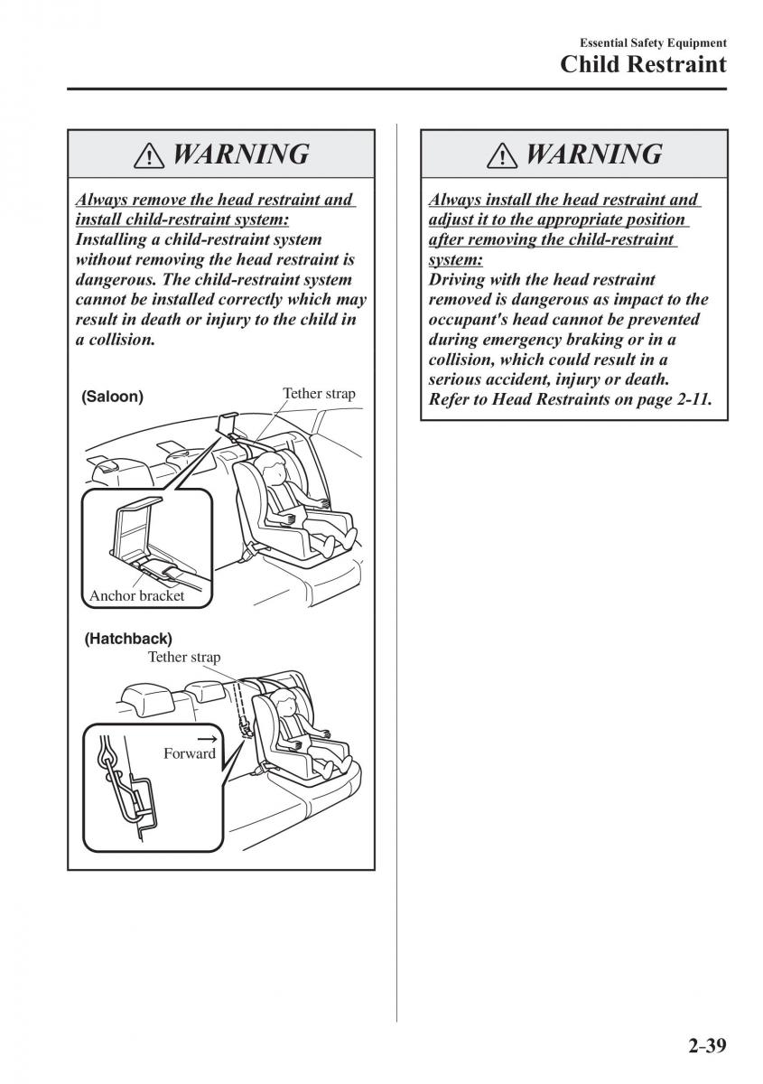 Mazda 2 Demio owners manual / page 60