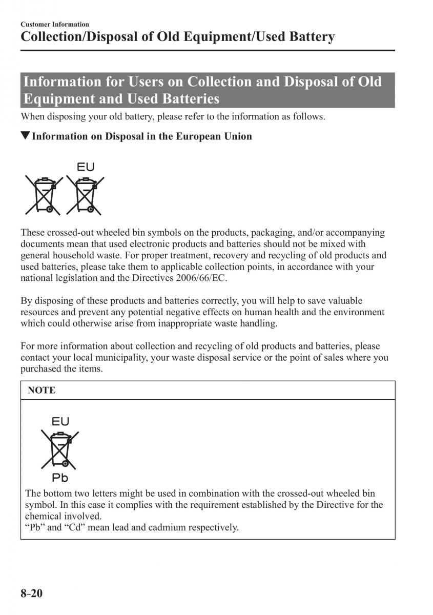 Mazda 2 Demio owners manual / page 605