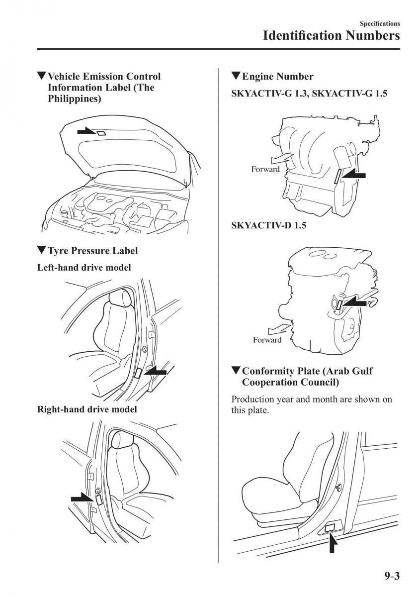 Mazda 2 Demio owners manual / page 610