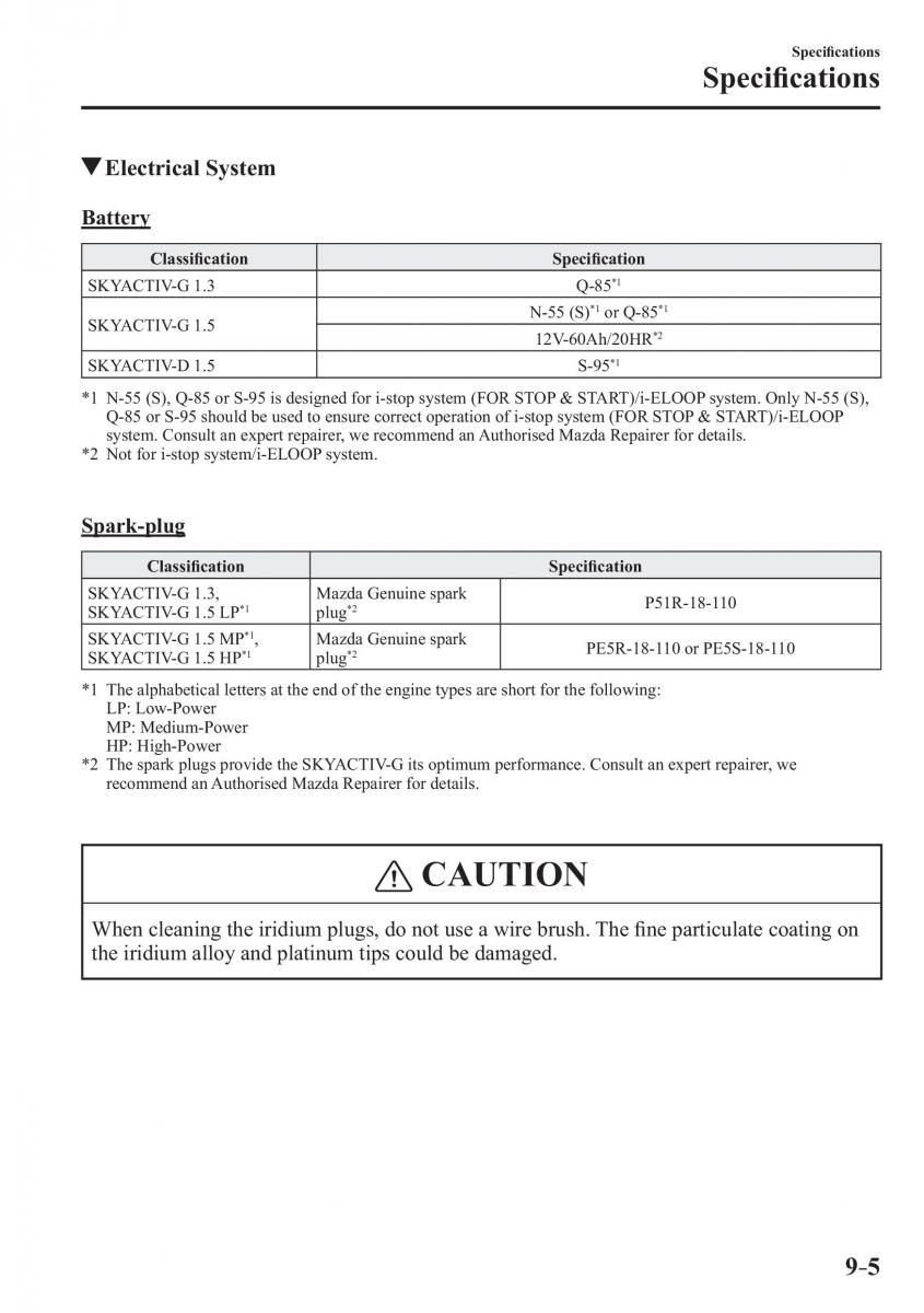 Mazda 2 Demio owners manual / page 612