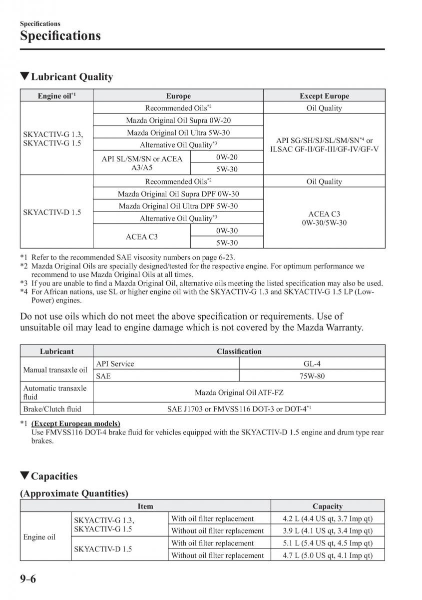 Mazda 2 Demio owners manual / page 613