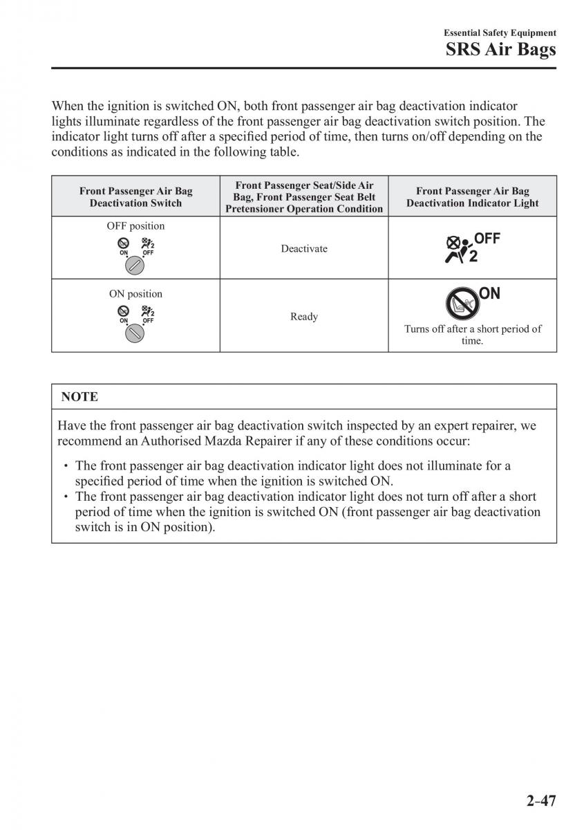 Mazda 2 Demio owners manual / page 68