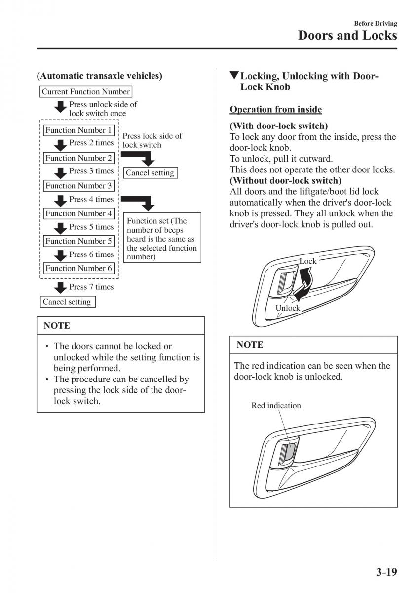 Mazda 2 Demio owners manual / page 98