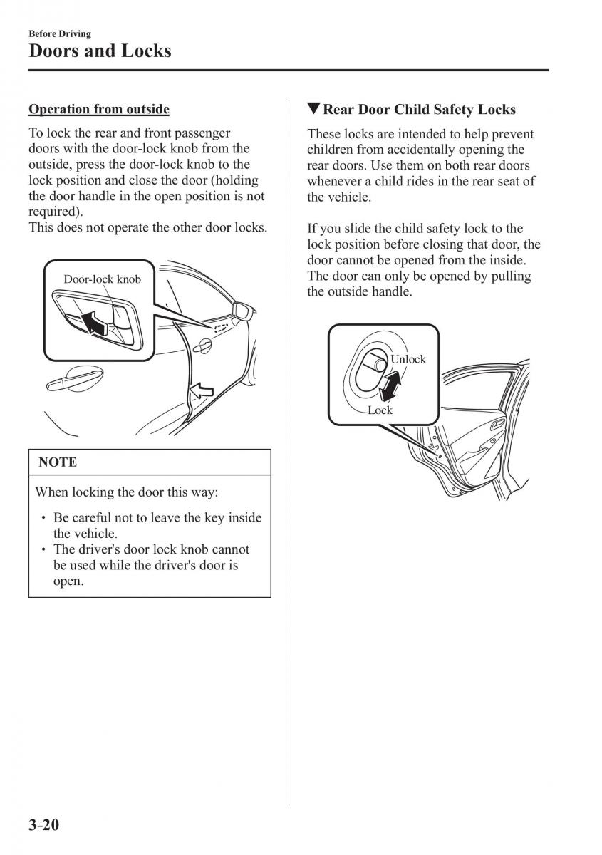 Mazda 2 Demio owners manual / page 99