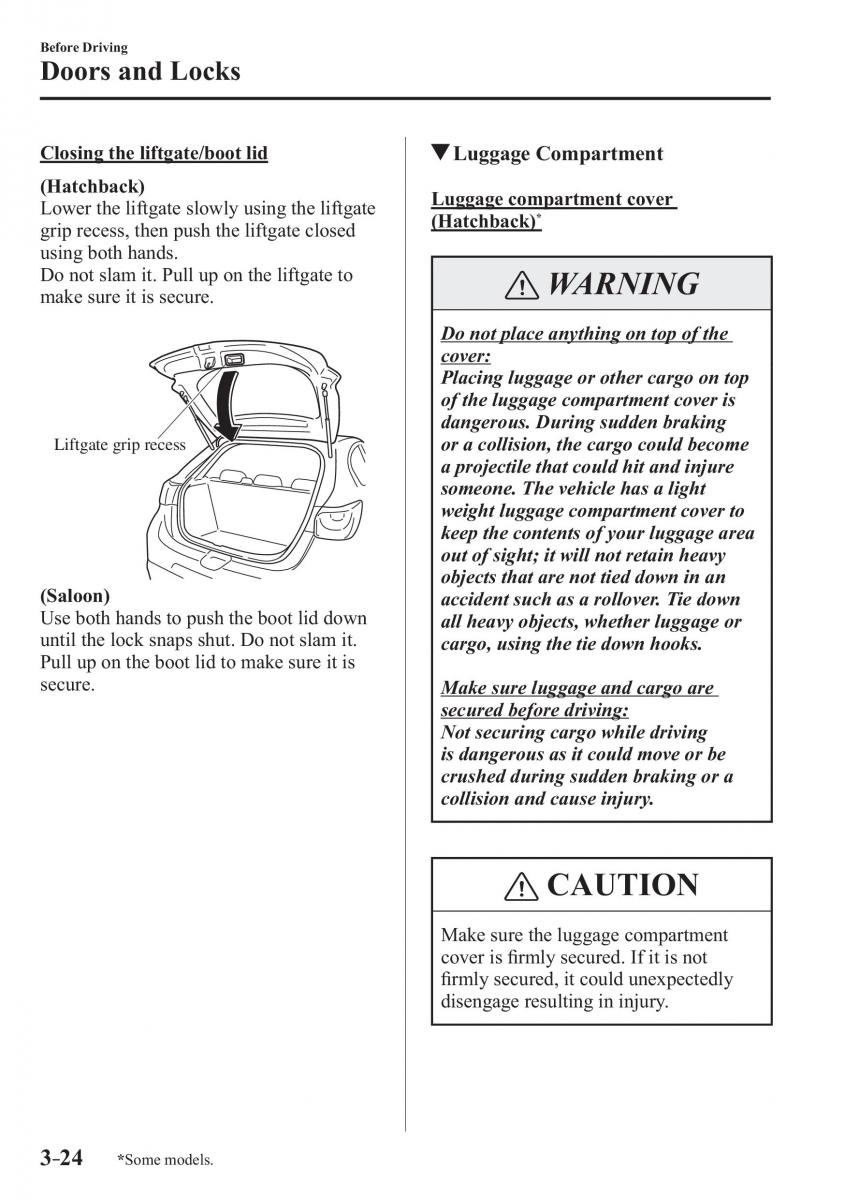 Mazda 2 Demio owners manual / page 103