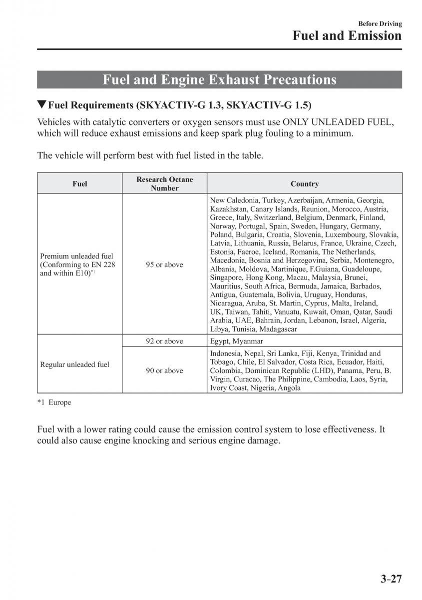 Mazda 2 Demio owners manual / page 106