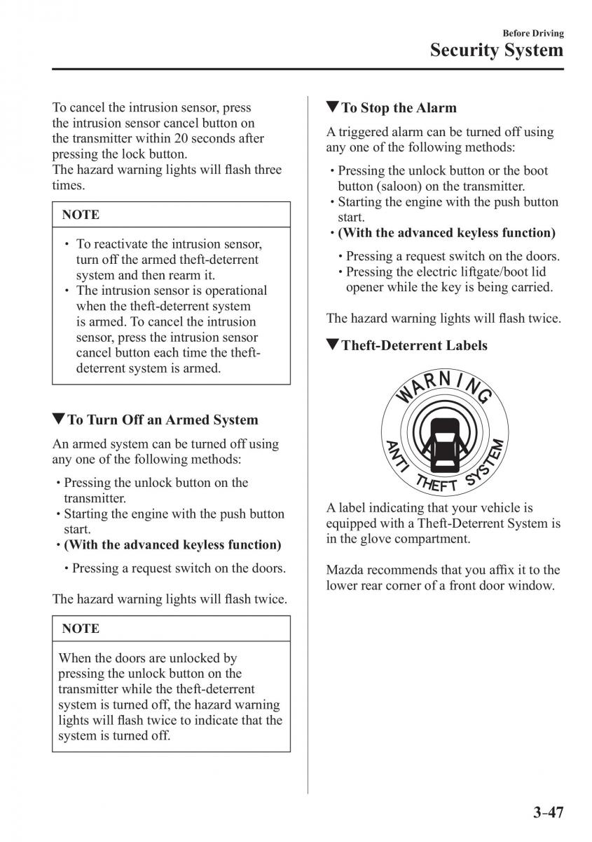 Mazda 2 Demio owners manual / page 126